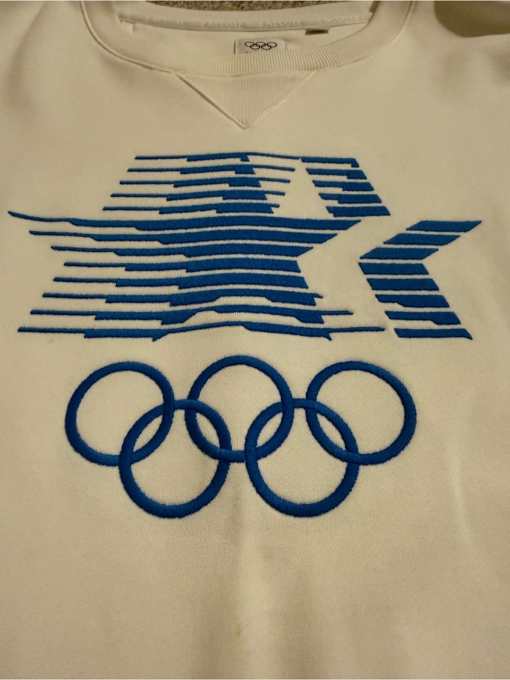 Lacoste Olympic Edition Ring Embroidered Men's Crewneck